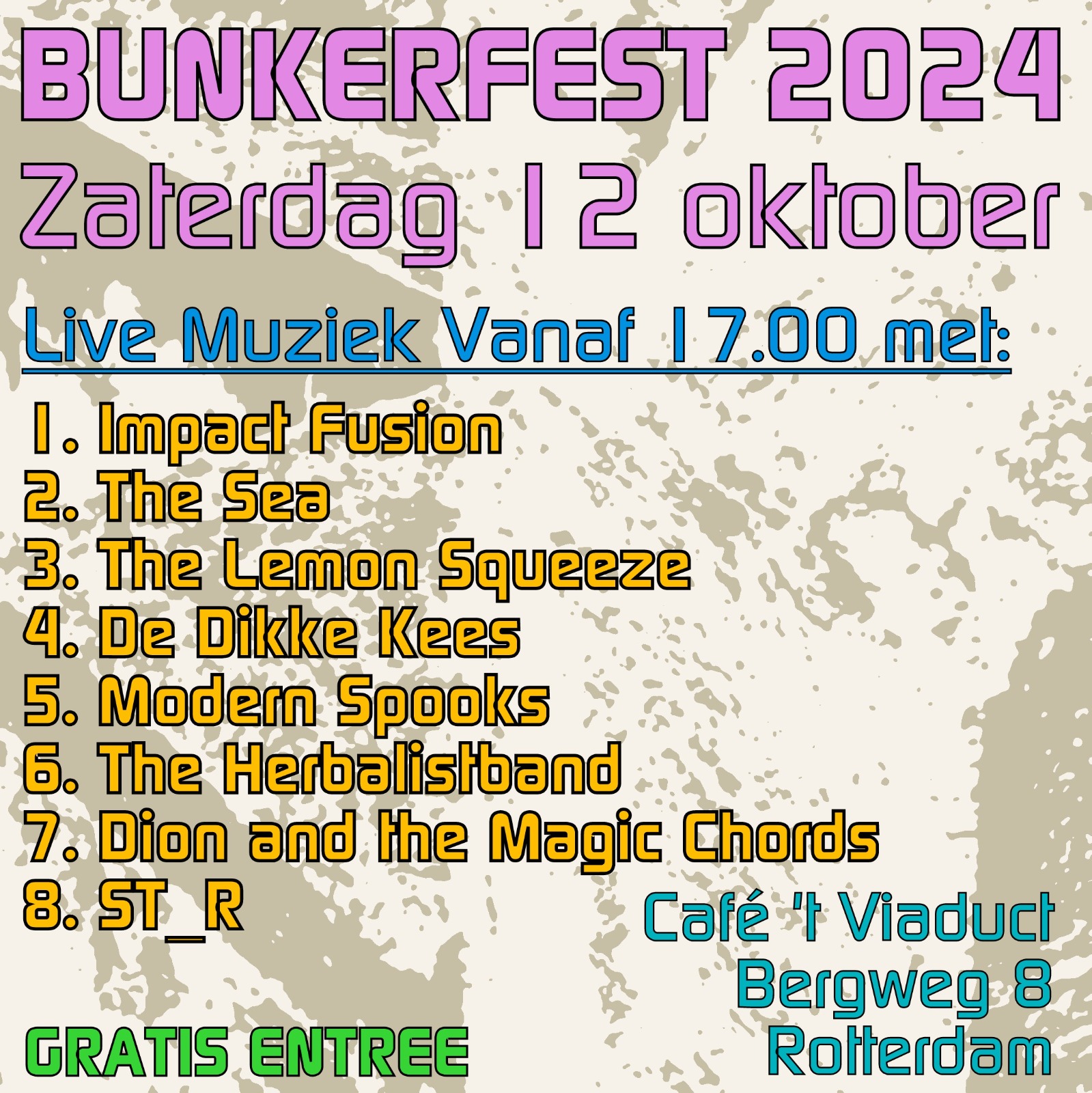 Live @ Bunkerfest @ Dubbel 10 't Viaduct
